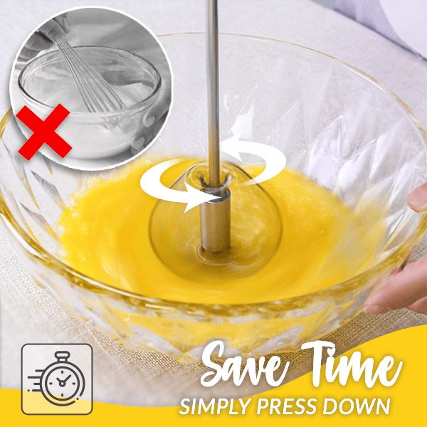 KUBOZN® Magic Easy Whisk – Fast Lump-Free Sauce & Gravy Mixer (No Splatter, One-Hand Stirring)